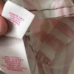 Victoria's Secret Victoria’s Secret Women’s Pink White Stripe Button Down Collar Pajama Top Size M Photo 12