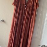 Flawless Maxi Rust Dress  Photo 0