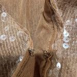 Bardot -Verona Sequin Wrap Body Suit in Nude size XL US 10 Photo 6