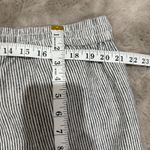 J.Crew Striped linen blend drawstring pant Size 18 casual pull on beach crop White Photo 7