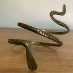 Anthropologie Vintage arm brass snake cuff Photo 1