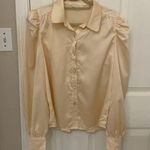 Flying Tomato NWT!! Thankful Love Long-Sleeve Satin Button Down Collared Shirt Photo 8