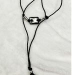 Free People NEW Layered Manhattan Choker in Black Bohemian Necklace Subversive Photo 1