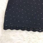 St. John EVENING Black Knit Embellished Blazer Jacket Button Front Size 8 Photo 8