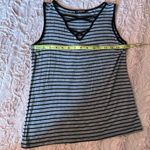 Striped tank Black Photo 6