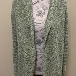 Derek Heart Green Marled Cacoon Open Cardigan Photo 0