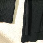 Free People  black criss cross collar/chest sweater dress/tunic size S Photo 3