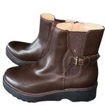 Naturalizer NEW SOUL Womens Jayda Mid Shaft Flat Ankle Boots Choate Brown Photo 7