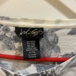 LORD & TAYLOR SHADES OF GRAY AND WHITE FLORAL SWEATER BUTTON DOWN LONG SLEEVE XL Photo 1