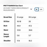 PRETTYGARDEN NEW Blue Casual V Neck Short Sleeve Tiered Mini Beach Vacation Dress 2X Photo 4