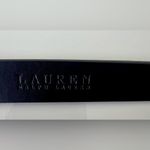 Ralph Lauren NWOT Authentic  Pebbled Black Faux Leather Belt Size S Photo 3