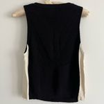 Rachel Rachel Roy Knit Colorblock Cropped Tank Black Size M Photo 4