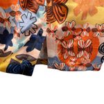 Acne Studios Delina Retro Floral Print Satin Shift Dress Multicolor EU 34 Photo 11