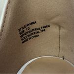 Lulu’s Ayanna White Satin Bow Ankle Strap Heels Sandals Wedding Shoes Size 10 Photo 8