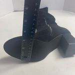 SHOEDAZZLE Nevaeh Women’s Tall Zip Boots Size 7 WC ( Wide Calf) Black Heel 2.5” Photo 11