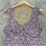 CAbi Women’s Bustier Tank Top V-Neck Abstract Print in Multicolor Size M Photo 3