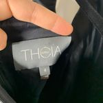 Theia Black White Polka Dot Fit & Flare Cocktail Party Dress Size 4 Photo 2