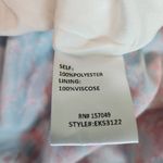 Fanco Smocked Floral Blue and Pink Ruffle Skirt NWT Size Small Floral Mini Skirt Photo 6