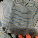 Stine Goya Aqua marine gold Lauren glitter shift dress vneck long sleeve stretch Blue Size M Photo 8