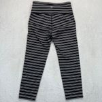 Athleta  Stripe Yoga Capri Leggings‎ High Rise Athletic Workout Pants Size S Photo 9