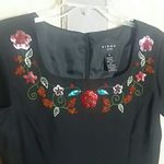 Virgo Little Black Dress With Sequins Size 12P Photo 1