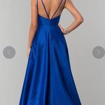 PromGirl Long Alyce High-Low Taffeta Prom Dress with Slit Photo 4