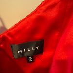 Milly  Joselyn Embroidered Midi 3D Tulle Dress | Size 6 Photo 4