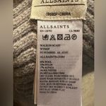 All Saints wrap/ scarf grey silver mixed in knitted piece gorgeous perfect. Photo 5