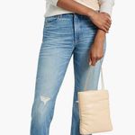 SLVRLAKE Stella Ripped High Rise Straight Leg Premium Denim Jeans Size 26 Blue Photo 0