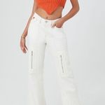 Forever 21 Wide Leg Cargo Jeans Photo 3