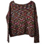 Roxy Red and Pink Crew Neck Sweater Photo 1