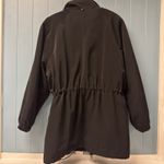 Liz Claiborne Women's Parka Jacket Zip Up Snap Button Coat Weatherproof Black L Photo 6