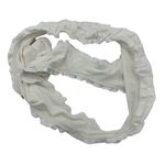 Aerie White Cheeky Lettuce Hem Bikini Bathing Suit Bottoms White Eyelet medium Photo 4