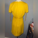 J.Crew  Mercantile Elegant mustard Yellow V-Neck Dress woman’s size 4 small Photo 1
