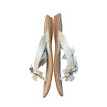 b.ø.c Sandals Womens Size 8 White Flower Thong Flip Flop Slip On Comfort Padded Photo 4