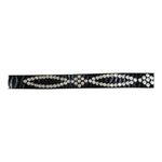 Black Faux Leather Western Belt Rhinestone Studded Bling Buckle Cowgirl Style Photo 7