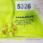 Aila Blue NEW Free People Soraya Bikini Top, lime green, size S Photo 9