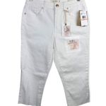 Jessica Simpson Women's Adored High Rise Slim Knicker White Raw Hem Photo 0