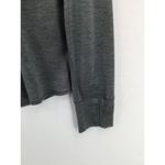 prAna  Shirt Womens Sz Large Athletic Workout Yoga Long Sleeve Top Gray Photo 5