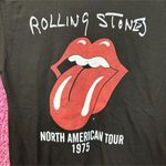 The Rolling Stones North American Tout 1975 Rock tee size small Photo 1