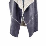 Nordstrom Leo & Nicole Faux Fur Shearling Vest Grey Small Photo 75