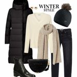 Ralph Lauren Lauren  Black Puffer Longline Faux Fur Hood Coat sz Large Photo 12