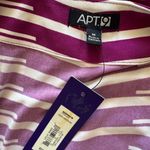 Apt. 9  Purple White Patterned Short Sleeve Flowy Dress (NWT) Photo 3