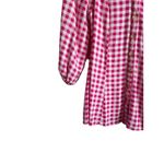 Torrid Women Rayon Top L Pink Buffalo Check Button Up Milkmaid Coquette Cowgirl Photo 7