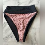 Beach Riot  Leopard High-Waisted Bikini Bottoms Size S Ribbed Photo 1
