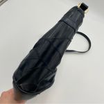 Vintage Patchwork Purse Bag Navy Blue Leather Photo 5