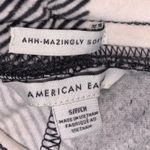 American Eagle AEO Black & White Plaid Lounge Joggers Photo 3