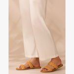 Tan Nude Braided Tan Women's Sandals Size 8 Photo 8