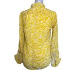 The Limited  yellow button up blouse Photo 1