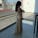 Anny Lee Cream Backless Dress Photo 1
